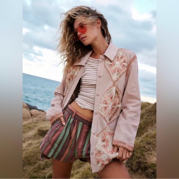 Free People We The Free Corina Crochet Jacket - NWT and Never Worn - Picture 4 of 6